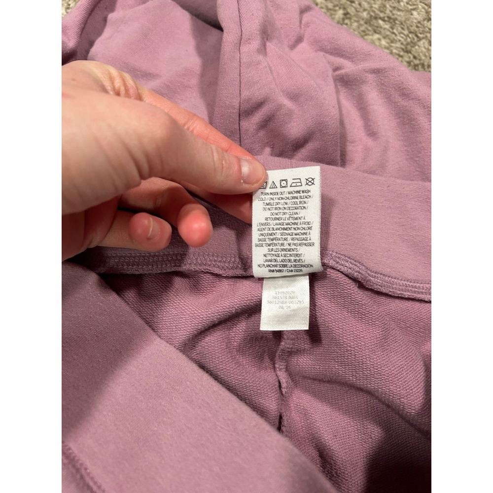 Victoria's Secret PINK Nation Mauve Pink Lace Up Jogger Sweatpants Women Medium - Picture 4 of 7